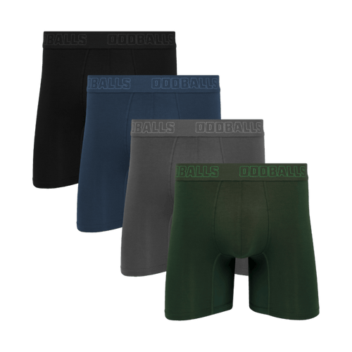 Core Bundle - Mens Bamboo Boxer Shorts 4 Pack