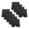 Core Grey Bundle - Mens Cotton Boxer Shorts 9 Pack