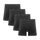 Core Grey Bundle - Mens Boxer Shorts 4 Pack