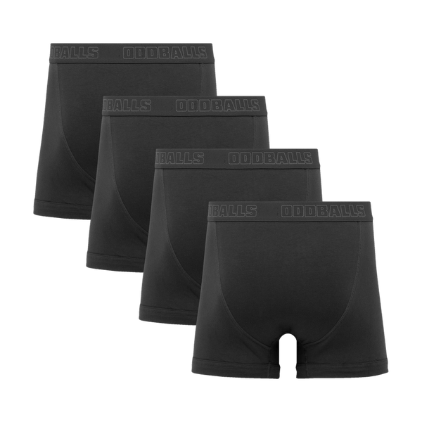 Core Grey Bundle - Mens Boxer Shorts 4 Pack