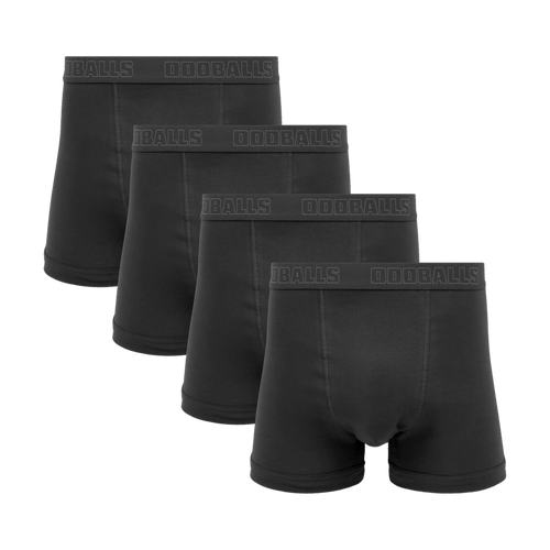 Core Grey Bundle - Mens Boxer Shorts 4 Pack
