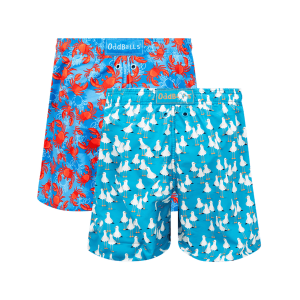 Seaside Bundle - Mens Swim Shorts 2 Pack
