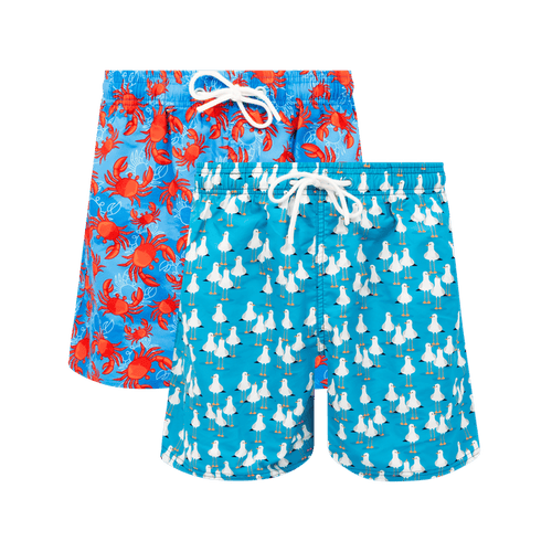 Seaside Bundle - Mens Swim Shorts 2 Pack