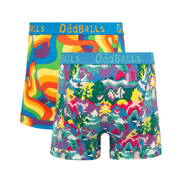 Dreamland Bundle - Mens Cotton Boxer Shorts 2 Pack