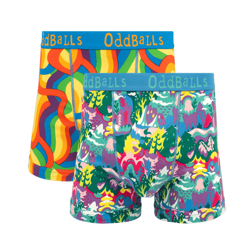 Dreamland Bundle - Mens Cotton Boxer Shorts 2 Pack