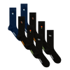 The Embroidered Bundle - 4 Pack Embroidery Socks