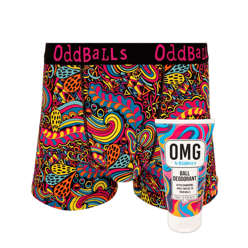 Enchanted - Mens Boxer Shorts & Ball Deodorant Bundle