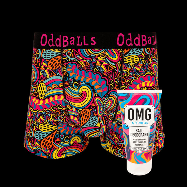 Enchanted - Mens Boxer Shorts & Ball Deodorant Bundle