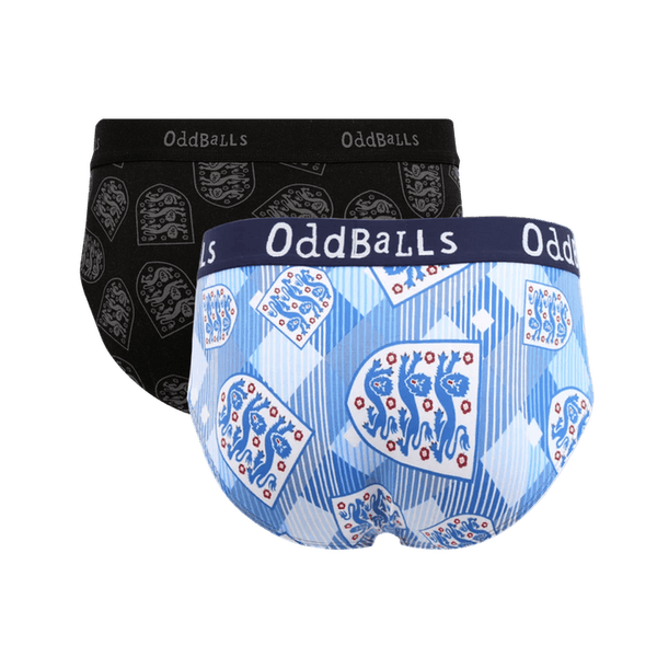 England FA Bundle - Mens Cotton Briefs 2 Pack Bundle