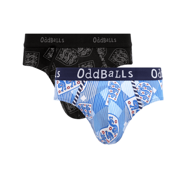 England FA Bundle - Mens Cotton Briefs 2 Pack Bundle
