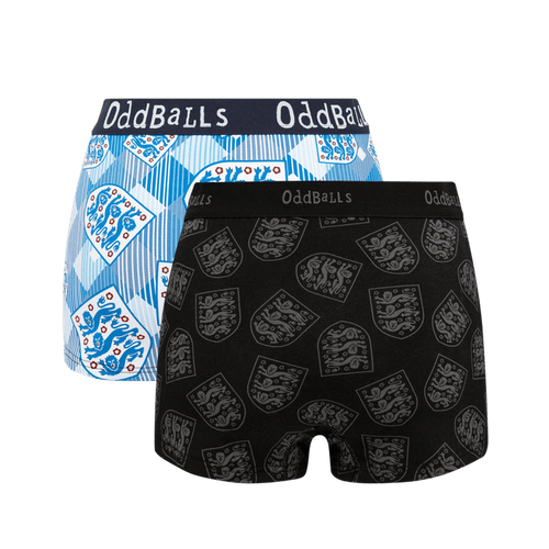 England FA 2025 Bundle - Ladies Boxer Shorts 2 Pack