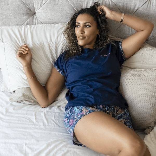 Fancy Pants - Women's Short Pyjamas Set (T-Shirt & Shorts)