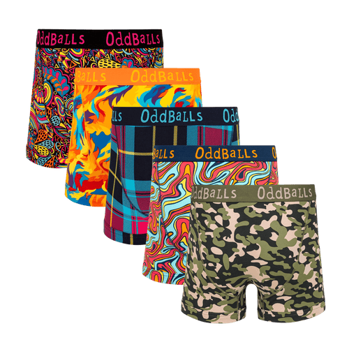 Toasty Treats Bundle - Mens Boxer Shorts 5 Pack