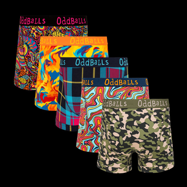 Toasty Treats Bundle - Mens Boxer Shorts 5 Pack