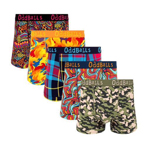 Festive Favourites Bundle - Mens Boxer Shorts 5 Pack