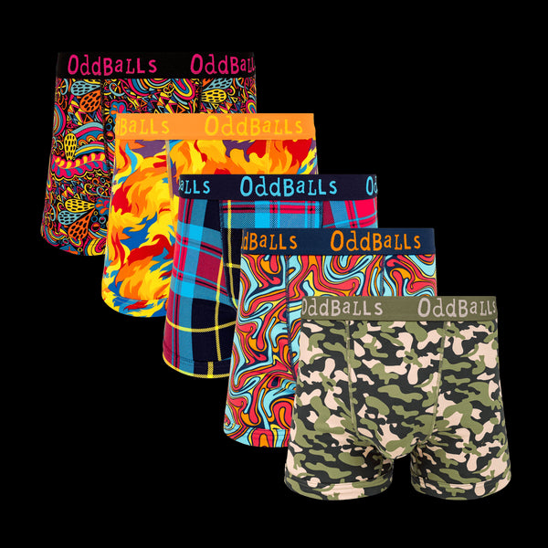 Toasty Treats Bundle - Mens Boxer Shorts 5 Pack