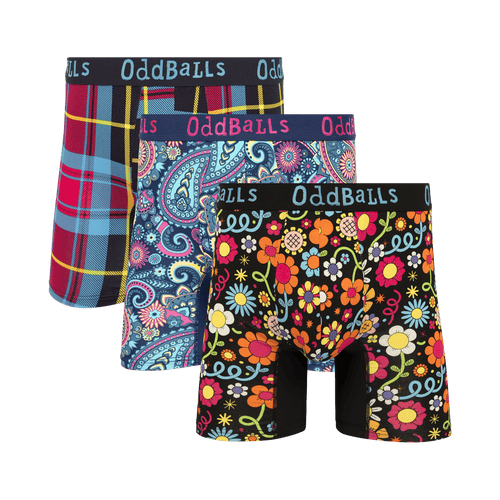 Festive Favourites Bundle - Mens Bamboo Boxer Shorts 3 Pack