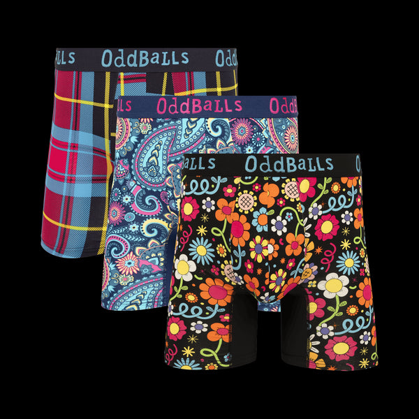 Festive Favourites Bundle - Mens Bamboo Boxer Shorts 3 Pack