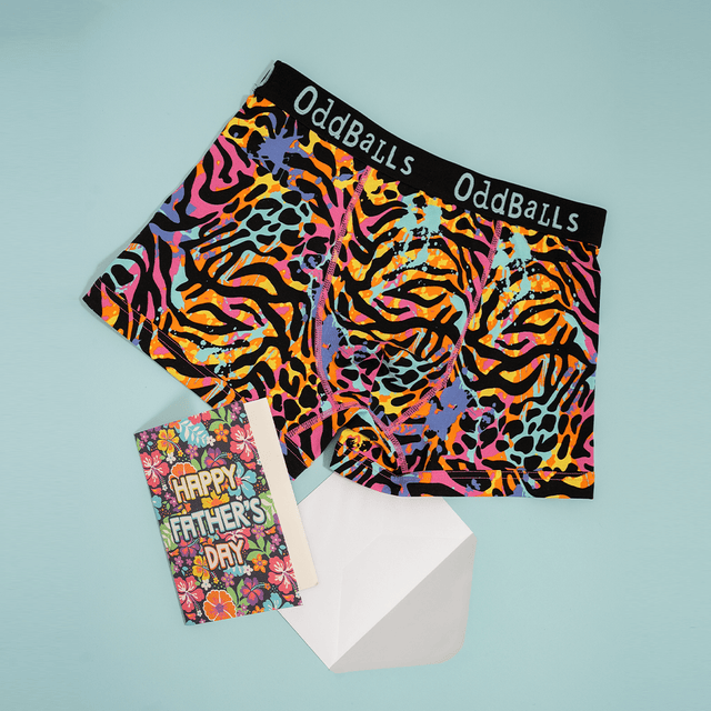 Filthy Animal Mens Boxer Shorts, Socks & Father's Day Card Bundle