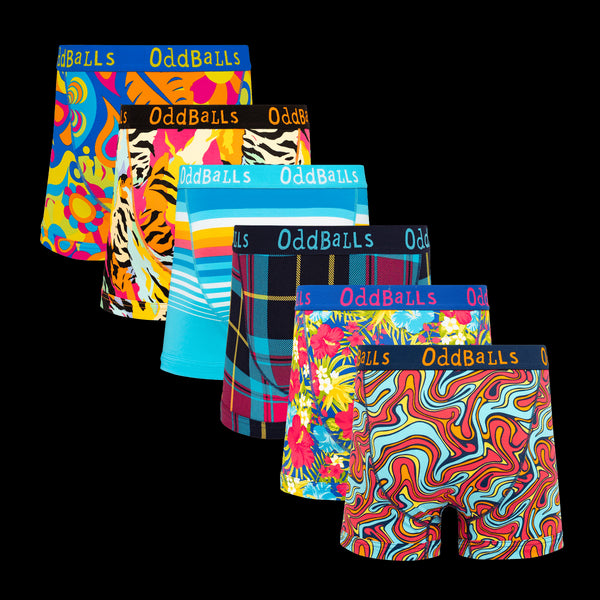 Frosty Bums Bundle - Mens Boxer Shorts 6 Pack