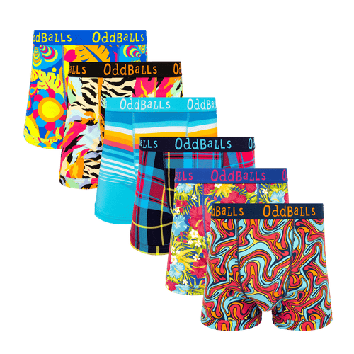 Frosty Bums Bundle - Mens Boxer Shorts 6 Pack