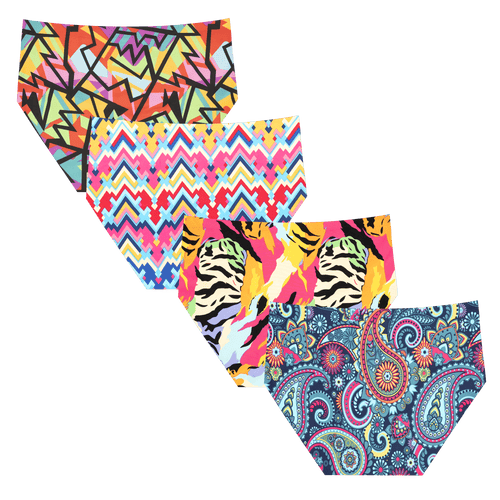 New Favourites Bundle - Ladies Seamless Full Briefs 4 Pack Bundle