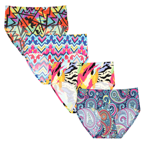 New Favourites Bundle - Ladies Seamless Full Briefs 4 Pack Bundle