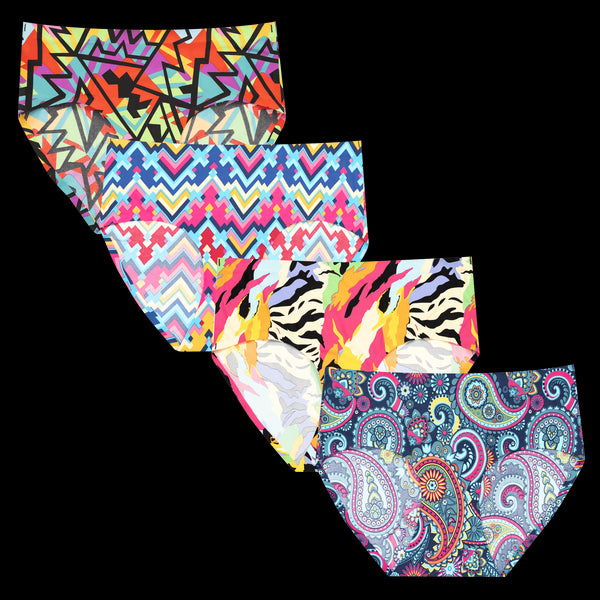 New Favourites Bundle - Ladies Seamless Full Briefs 4 Pack Bundle