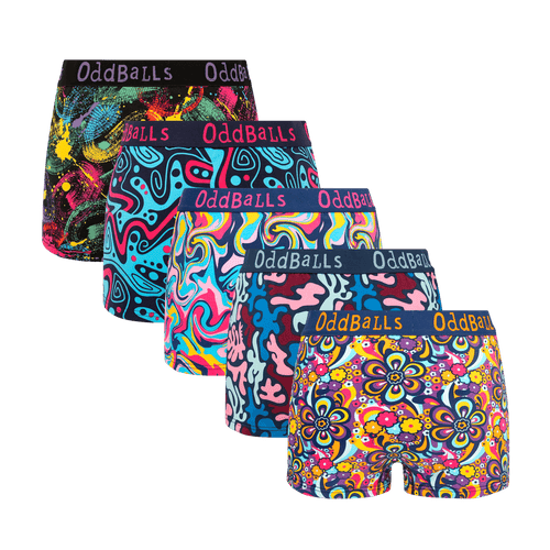 Golden Hour Bundle - Ladies Boxer Shorts 5 Pack