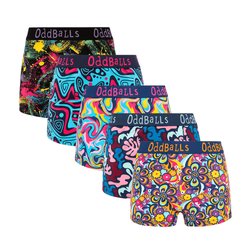 Golden Hour Bundle - Ladies Boxer Shorts 5 Pack