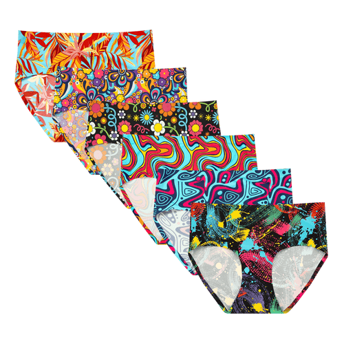 Golden Hour Bundle - Ladies Seamless Full Briefs 6 Pack