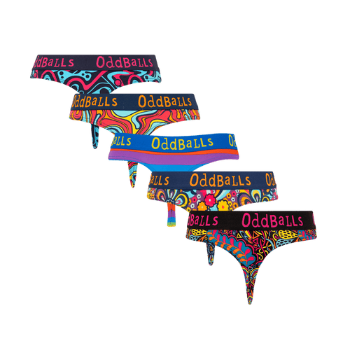 Golden Hour Bundle - Ladies Thong 5 Pack