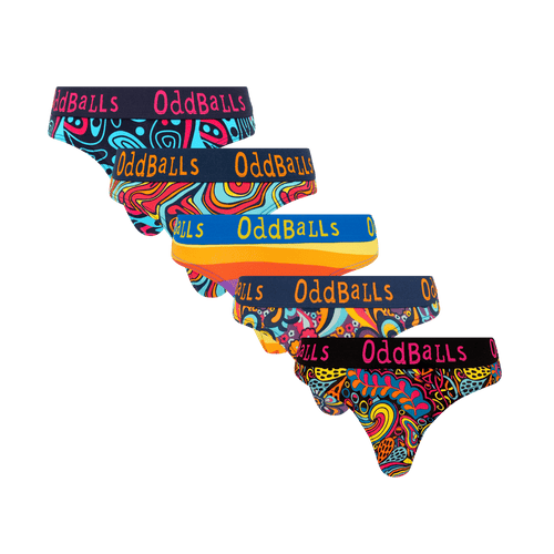 Golden Hour Bundle - Ladies Thong 5 Pack