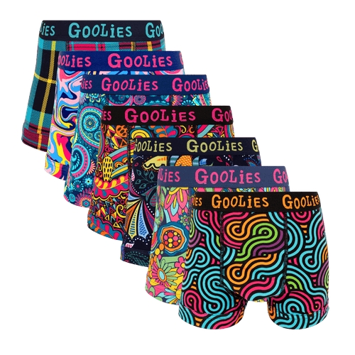 Cosy Cheeks Bundle - Kids Boxer Shorts 7 Pack