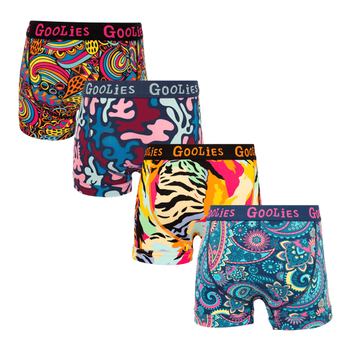 New Favourites Bundle - Kids Boxer Shorts 4 Pack Bundle