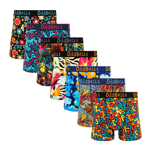 Hello Sunshine Bundle - Mens Boxer Shorts 7 Pack