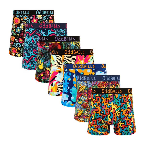 Hello Sunshine Bundle - Mens Boxer Shorts 7 Pack