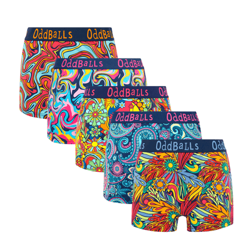 Cake Day Bundle - Ladies Boxer Shorts 5 Pack