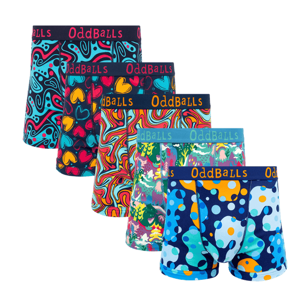 The Big Birthday Bundle - Mens Boxer Shorts 5 Pack