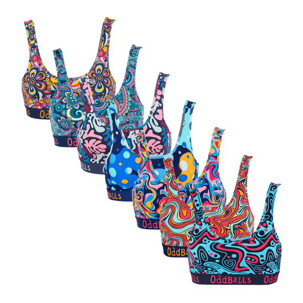 Hello Sunshine Bundle - Ladies Bralette 7 Pack