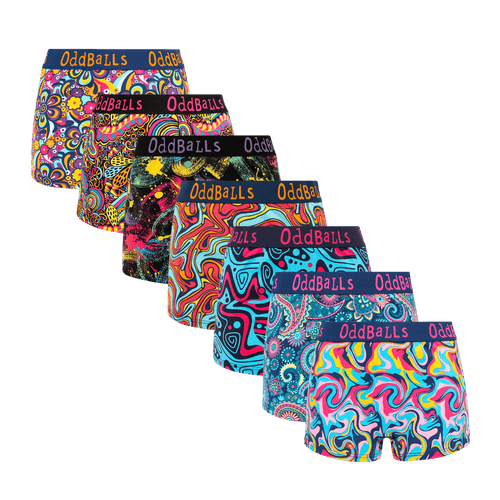 Hello Sunshine Bundle - Ladies Boxer Shorts 7 Pack