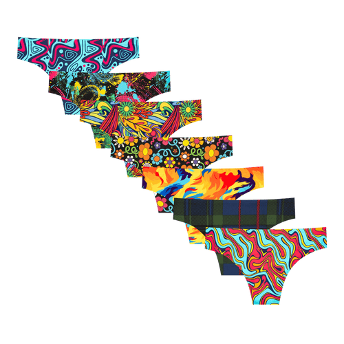 The Big Birthday Bundle - Ladies Seamless Brazilian Briefs 7 Pack