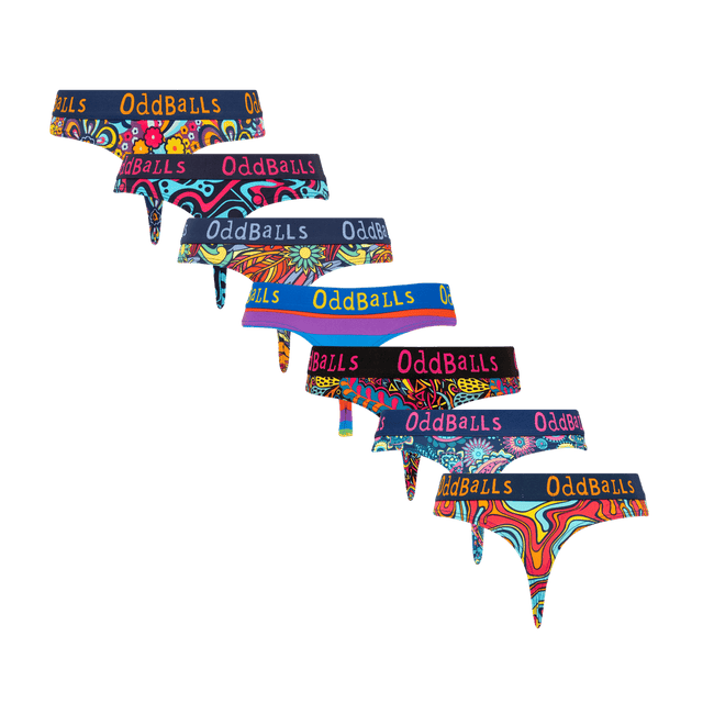 Hello Sunshine Bundle - Ladies Thong 7 Pack