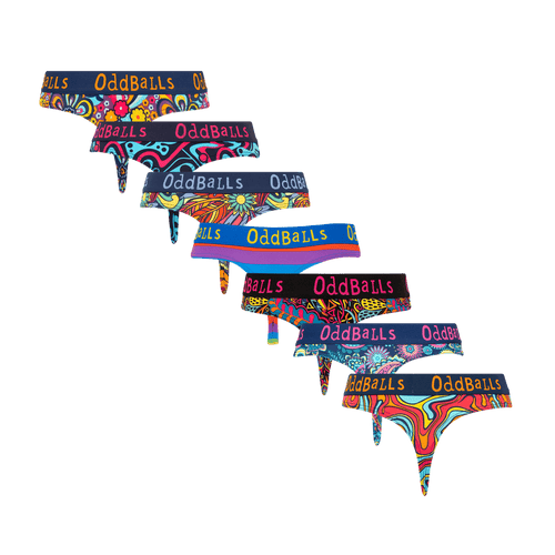 Hello Sunshine Bundle - Ladies Thong 7 Pack