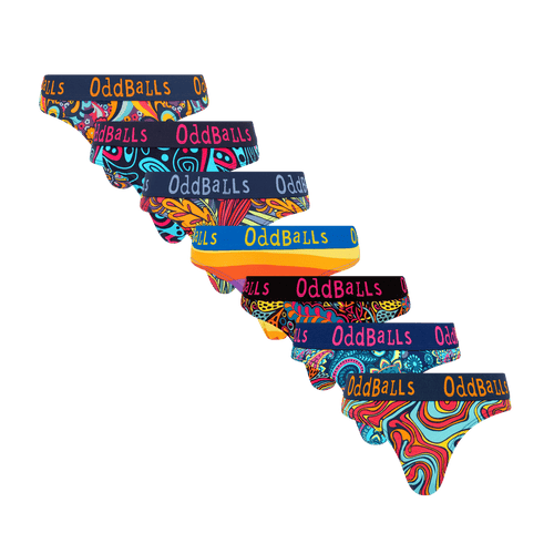 Hello Sunshine Bundle - Ladies Thong 7 Pack