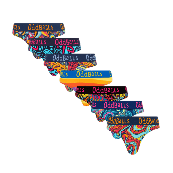 Hello Sunshine Bundle - Ladies Thong 7 Pack