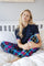 Tartan - Women's Long Pyjamas Set (T-Shirt & Trousers)