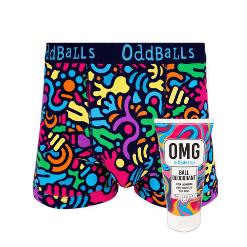 Jurassic - Mens Boxer Shorts & Ball Deodorant Bundle