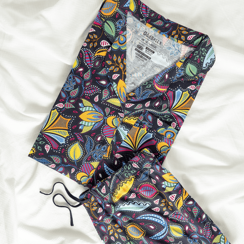 Magic Garden - Modal Women's Short Button Up Pyjamas Set