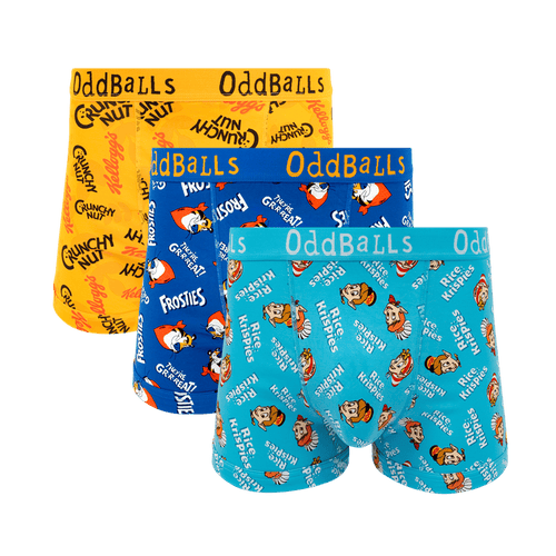 Kelloggs Bundle - Mens Boxer Shorts 3 Pack